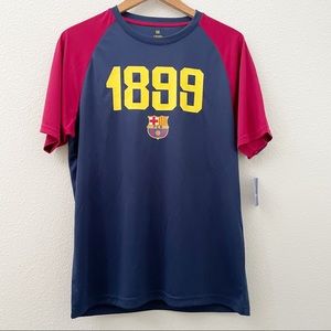 NWT FCB FC BARCELONA dri fit tee medium